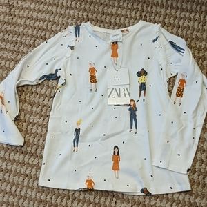 Zara Kids Girl's Long Sleeve Top